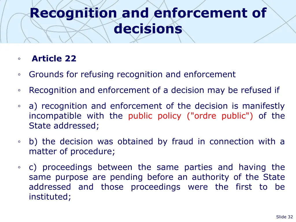 recognition and enforcement of decisions 4