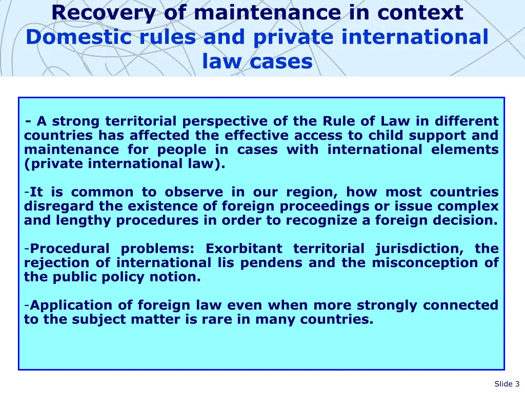 recovery of maintenance in context domestic rules