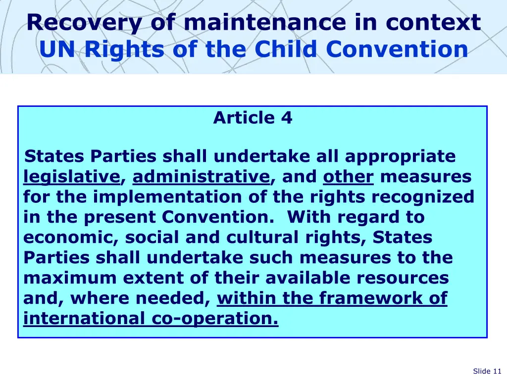 recovery of maintenance in context un rights 3