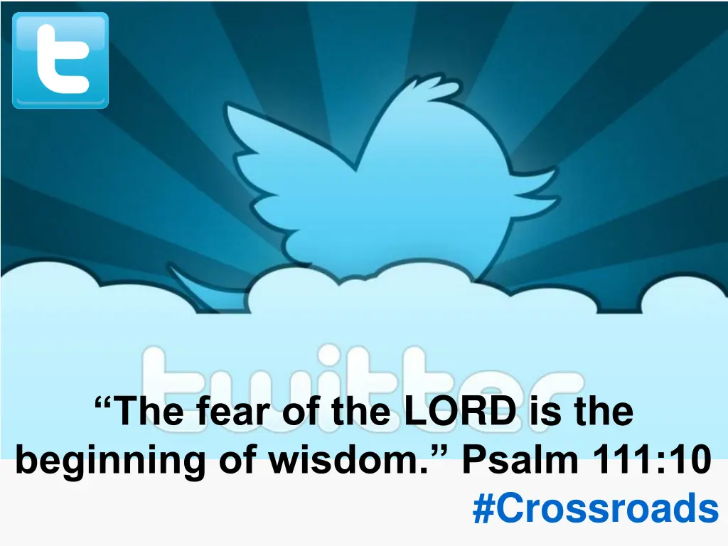 the fear of the lord is the beginning of wisdom