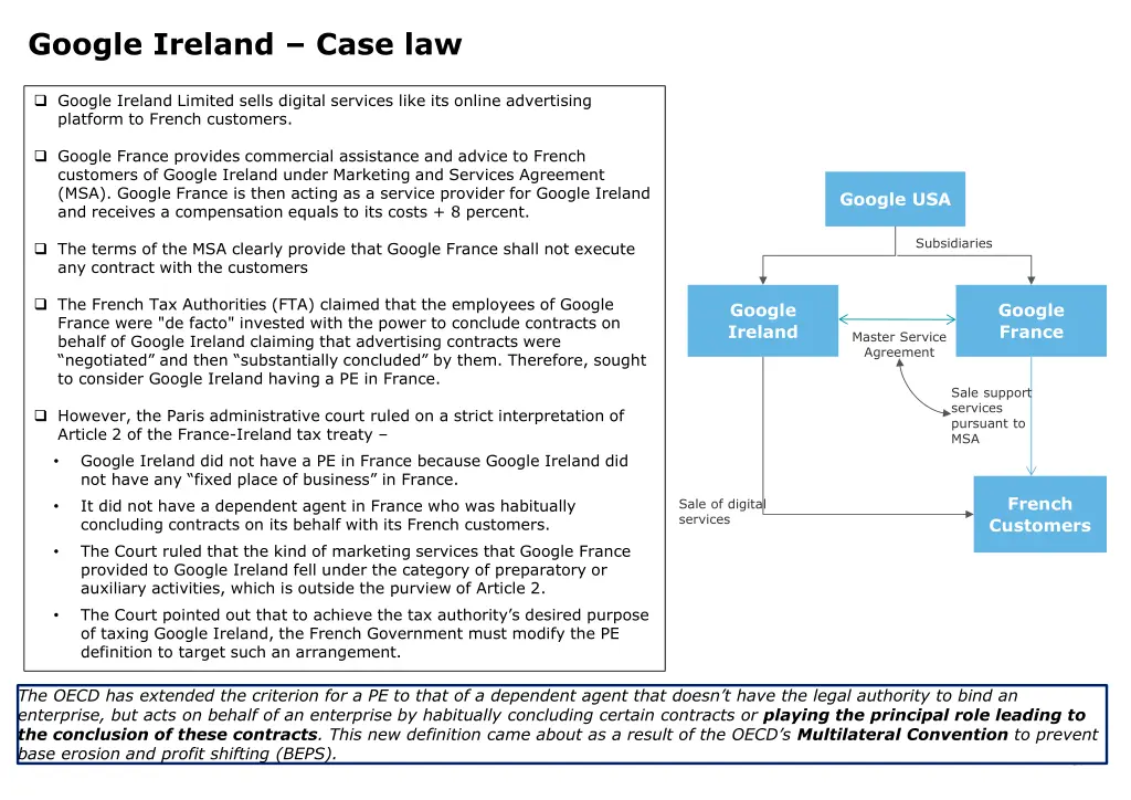 google ireland case law