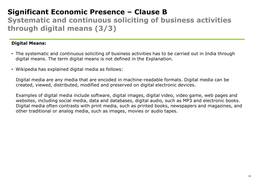 significant economic presence clause b systematic 2