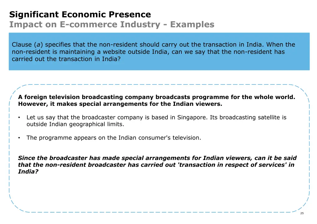 significant economic presence impact