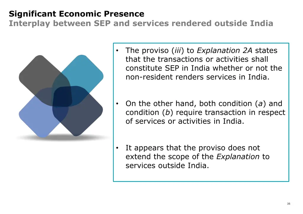 significant economic presence interplay between