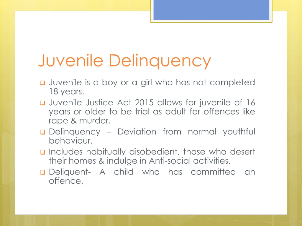 juvenile delinquency 2