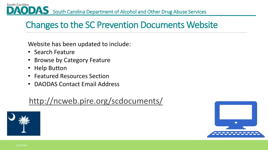 south carolina department of alcohol and other