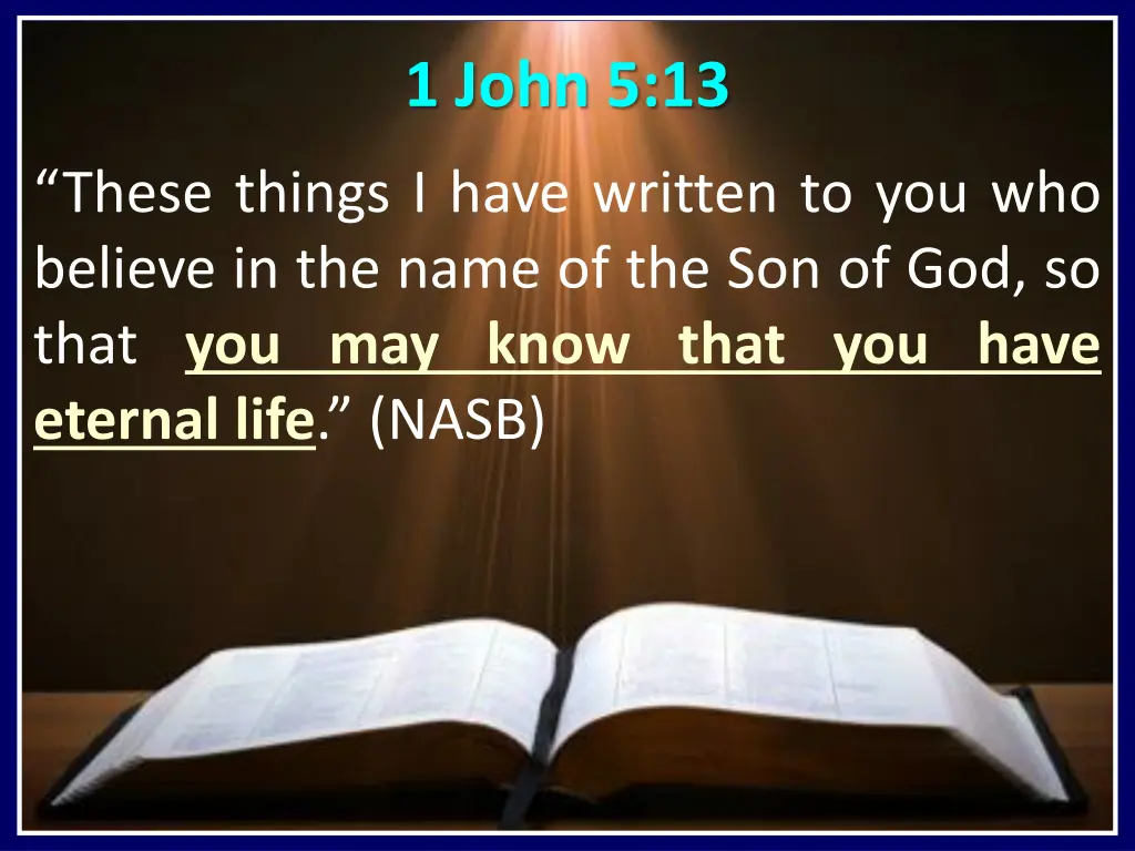 1 john 5 13