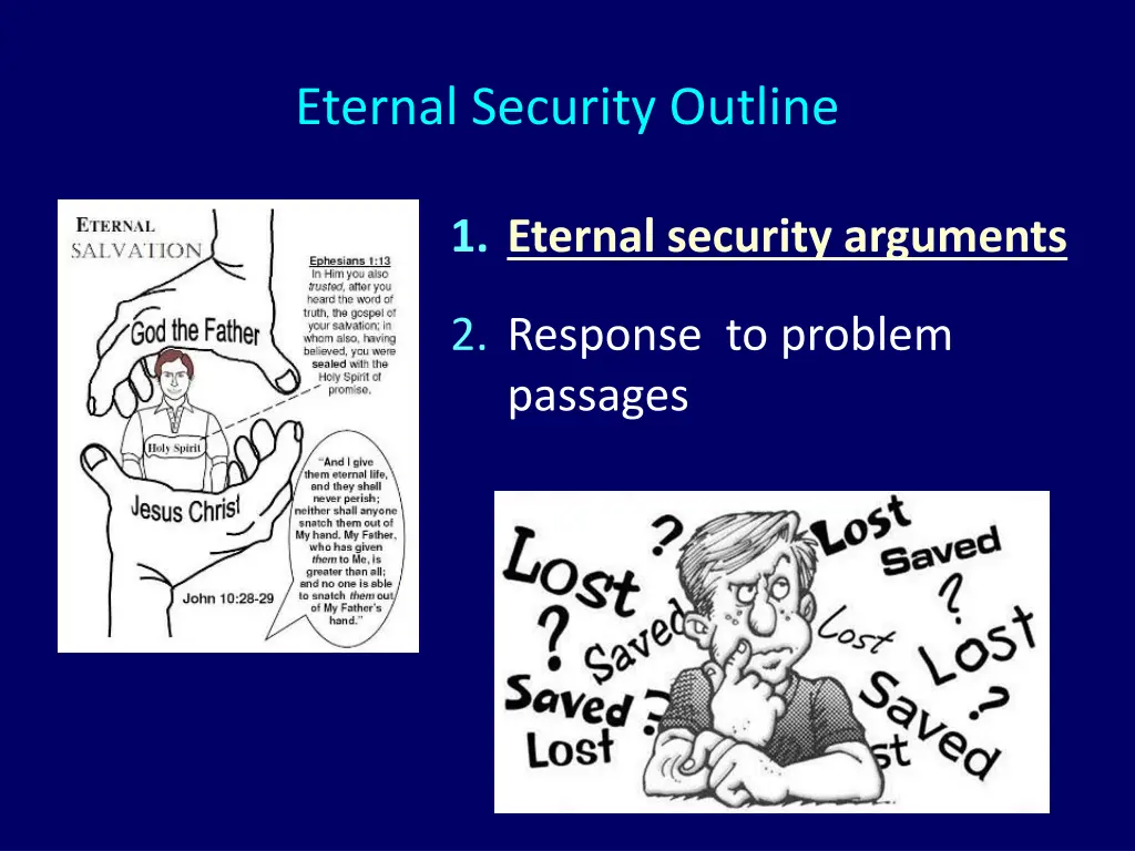 eternal security outline 1