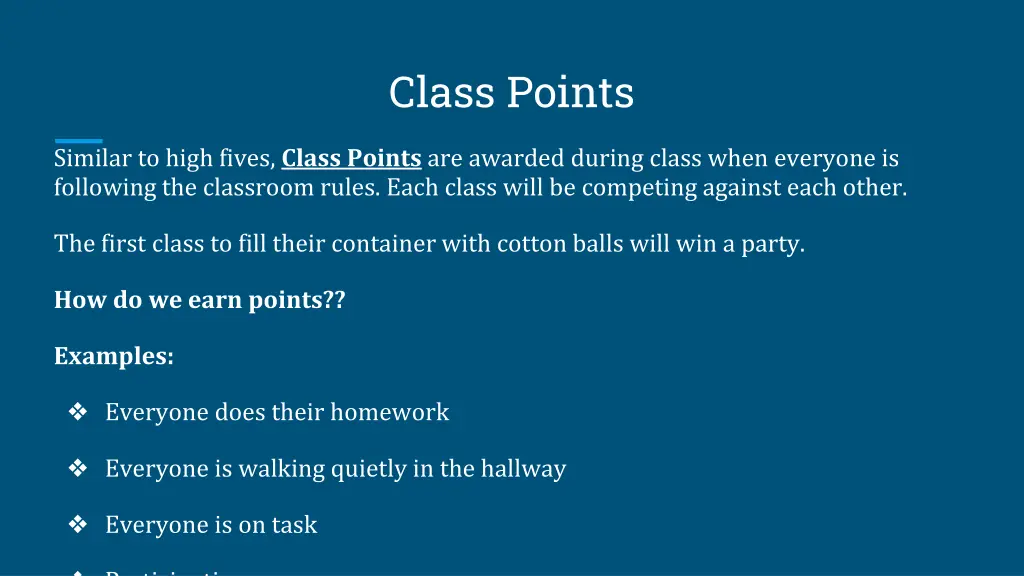 class points