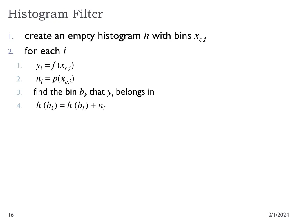 histogram filter 4