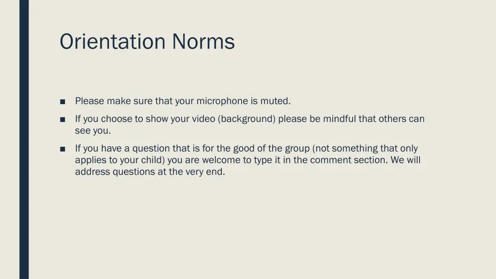 orientation norms