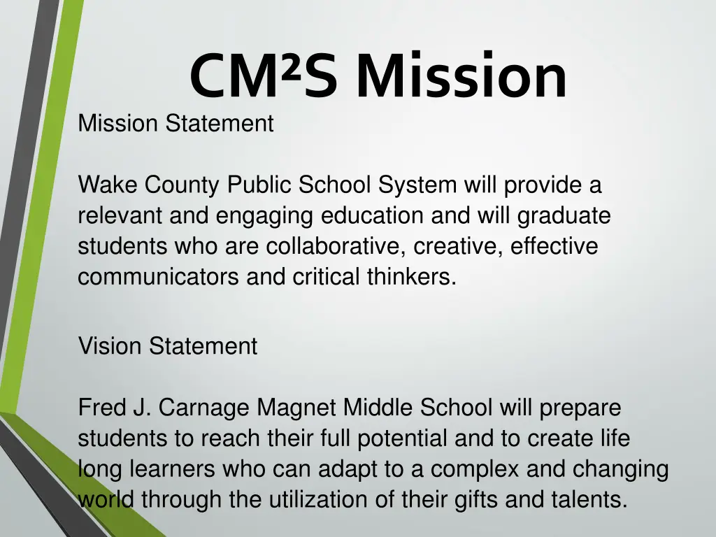 cm s mission mission statement