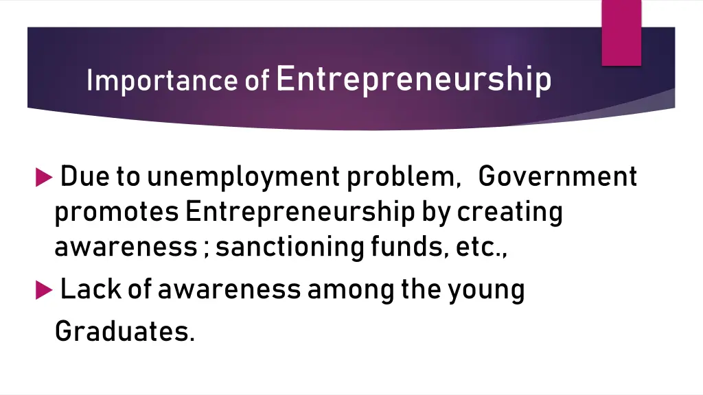 importance of entrepreneurship