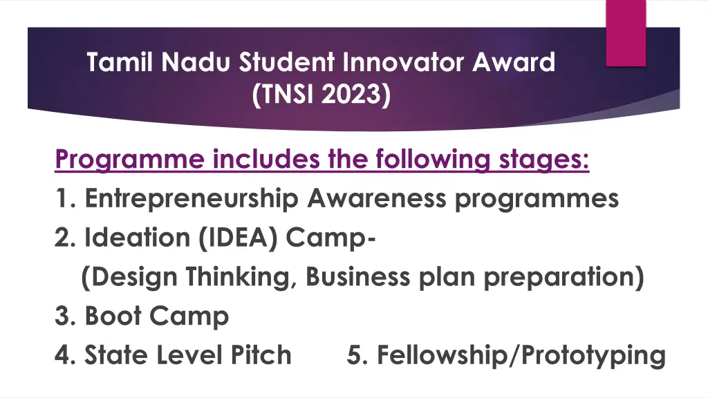 tamil nadu student innovator award tnsi 2023