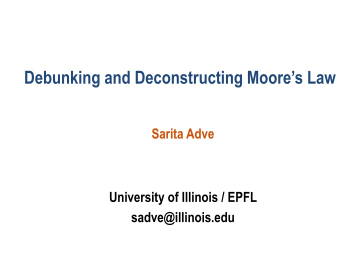 debunking and deconstructing moore s law