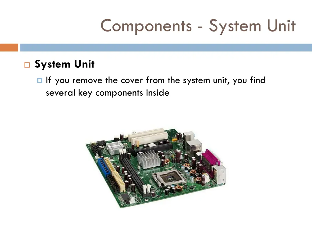 components system unit