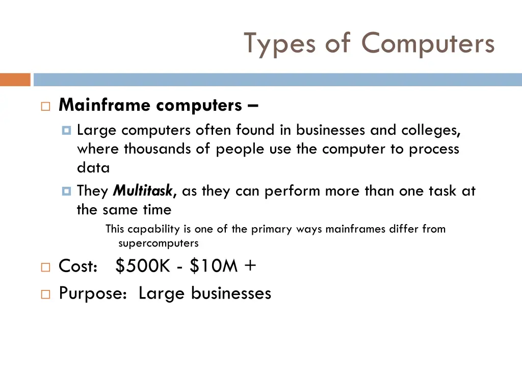 types of computers 1