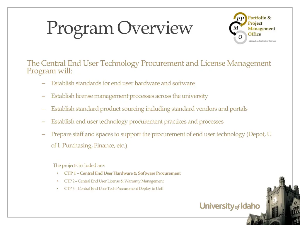 program overview