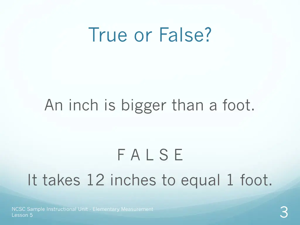 true or false 1