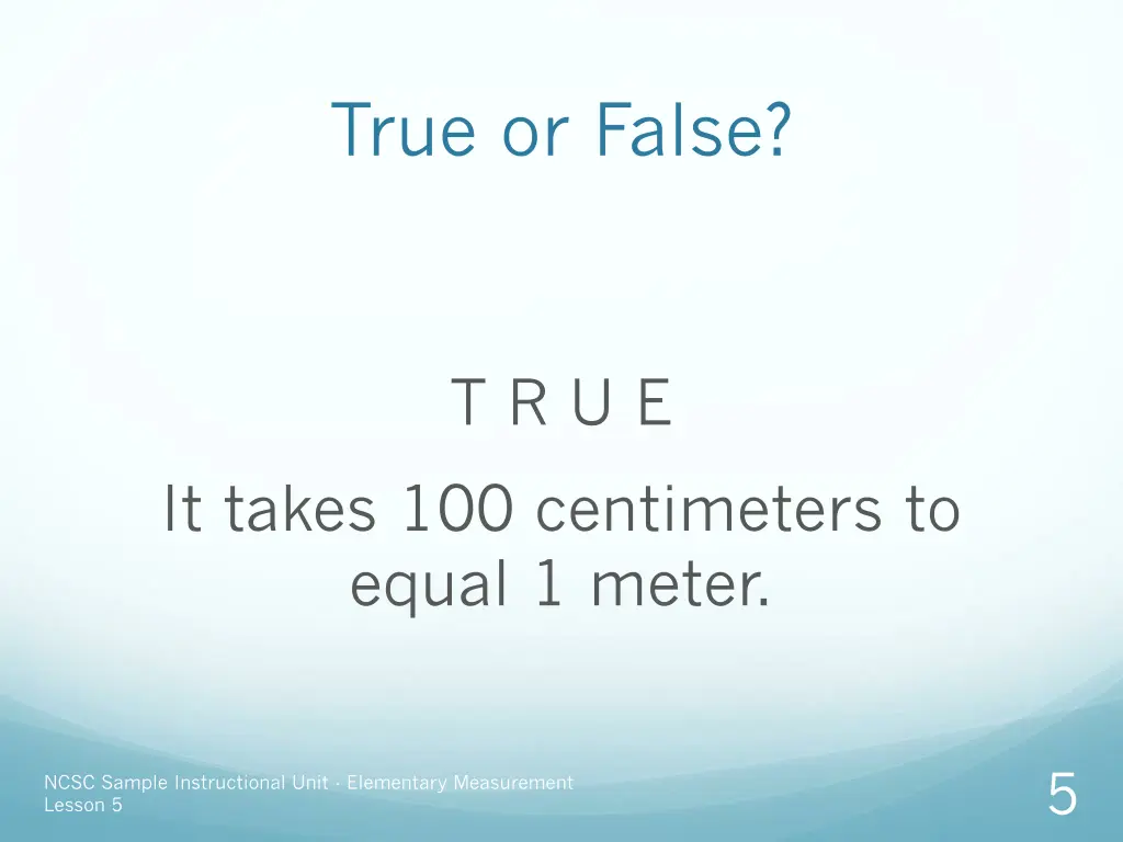 true or false 3