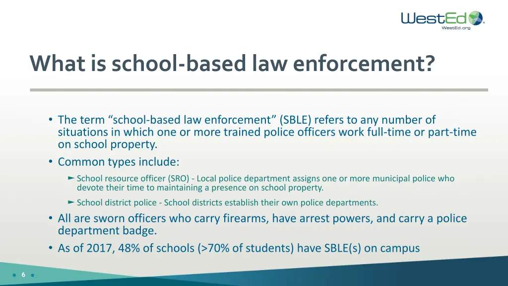 what is school based law enforcement