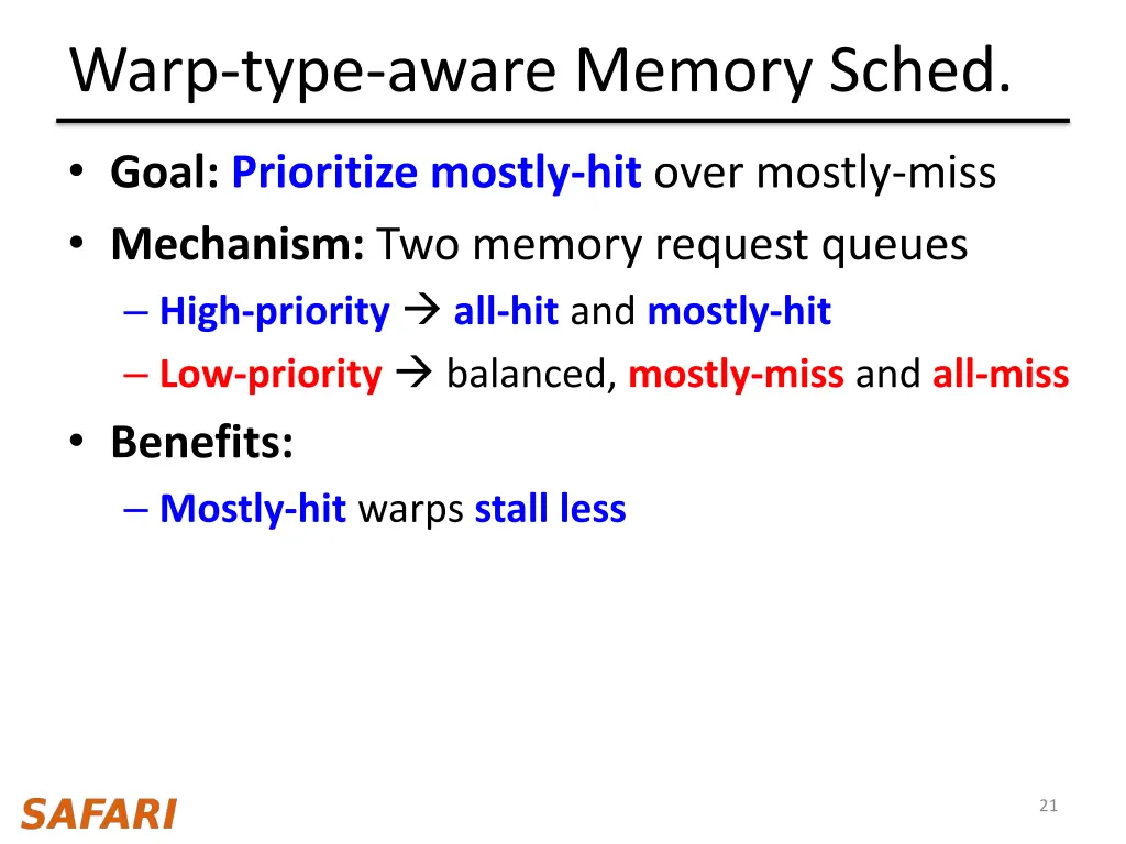 warp type aware memory sched 1