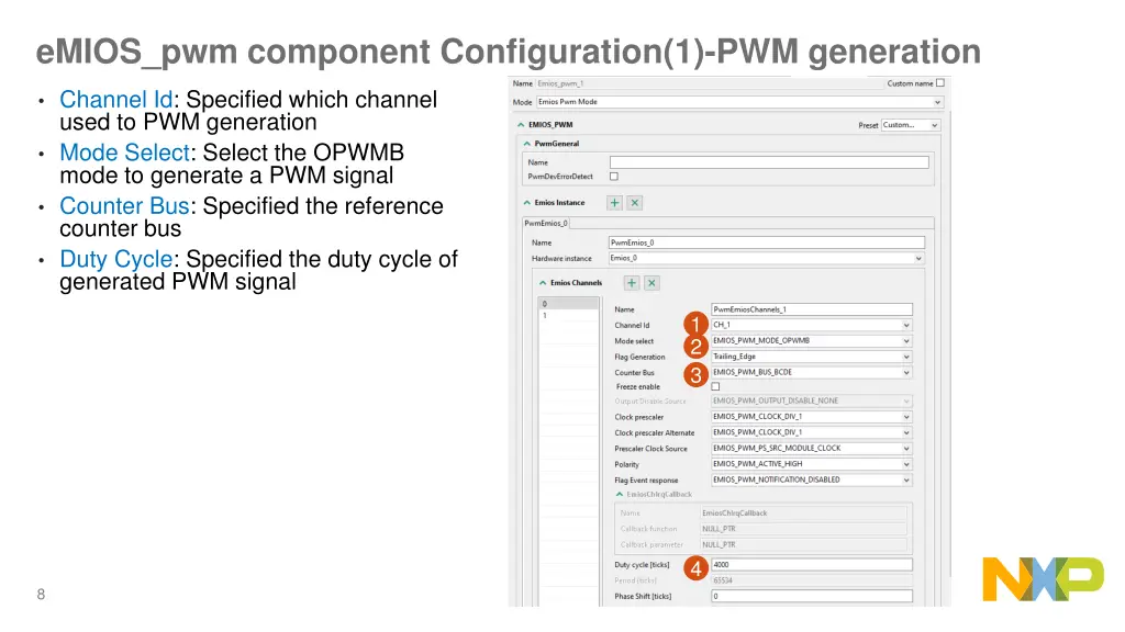 emios pwm component configuration 1 pwm generation