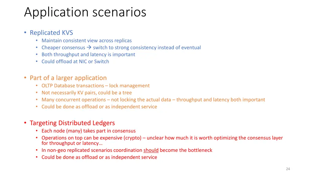 application scenarios