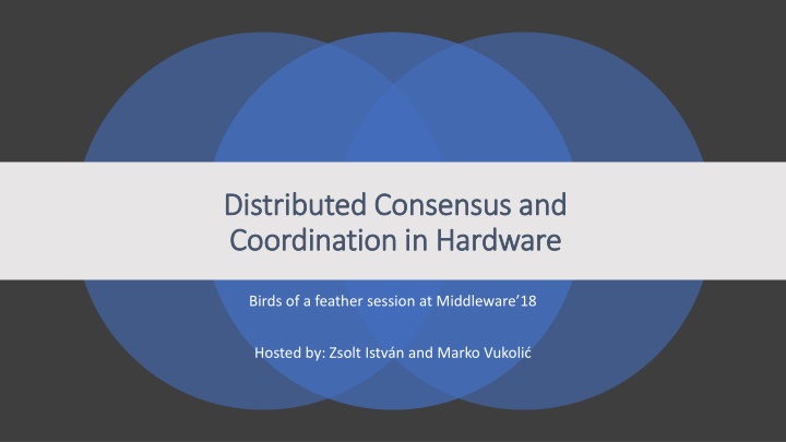 distributed consensus and distributed consensus