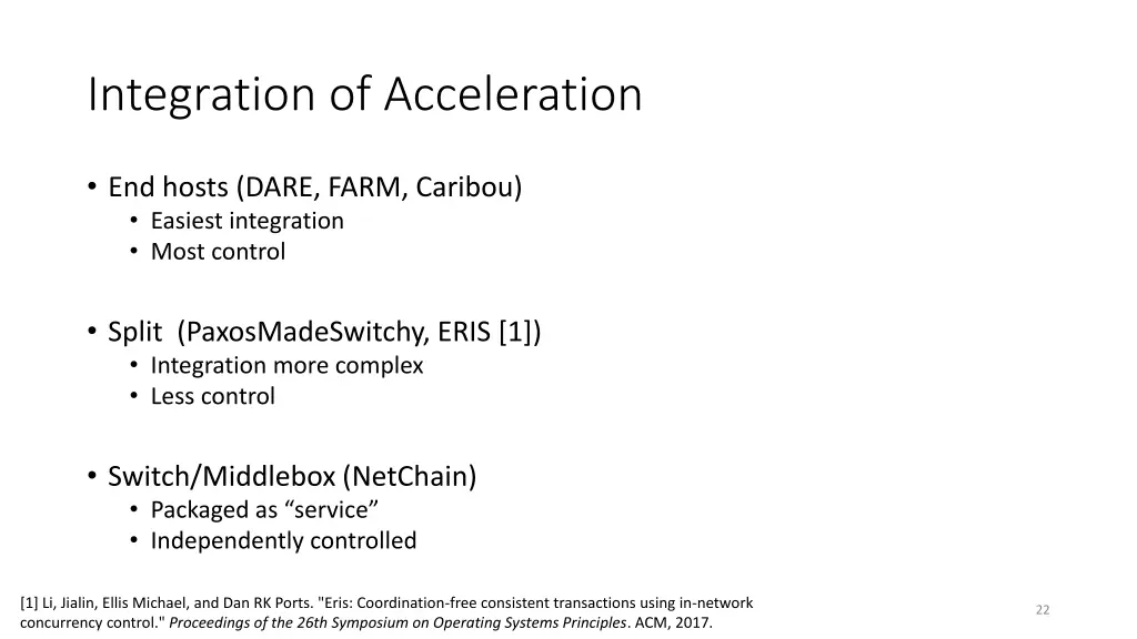 integration of acceleration