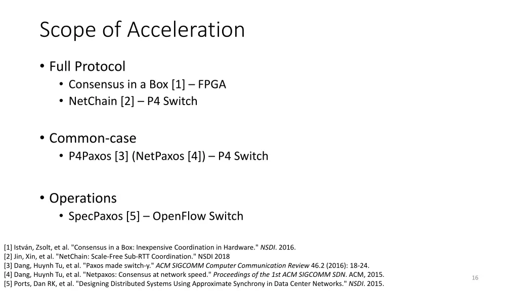 scope of acceleration