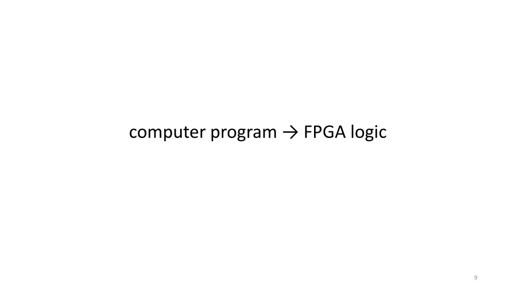 computer program fpga logic