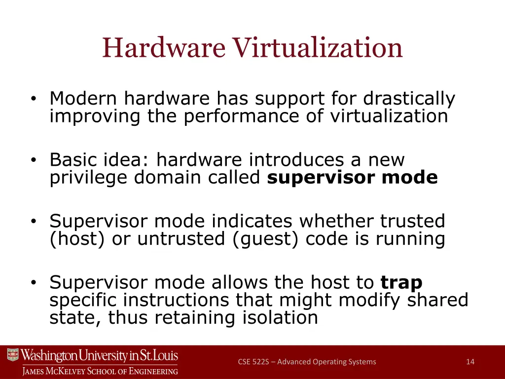 hardware virtualization