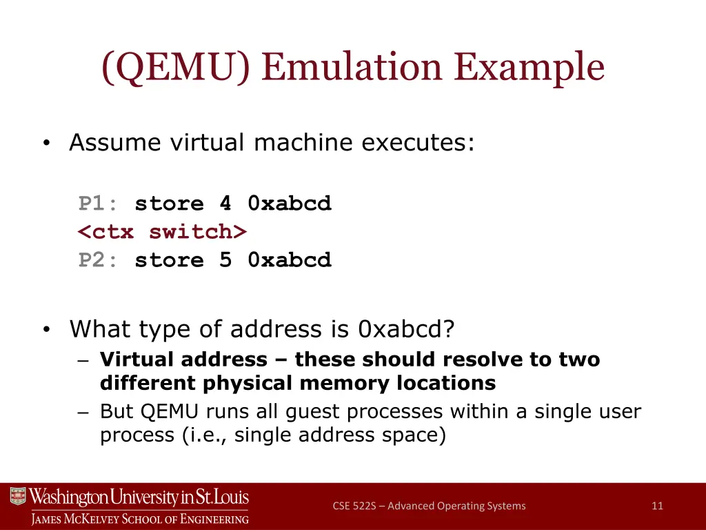 qemu emulation example