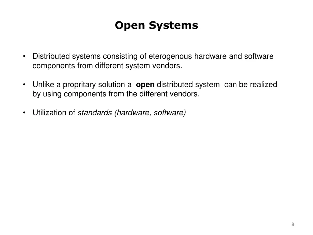 open systems