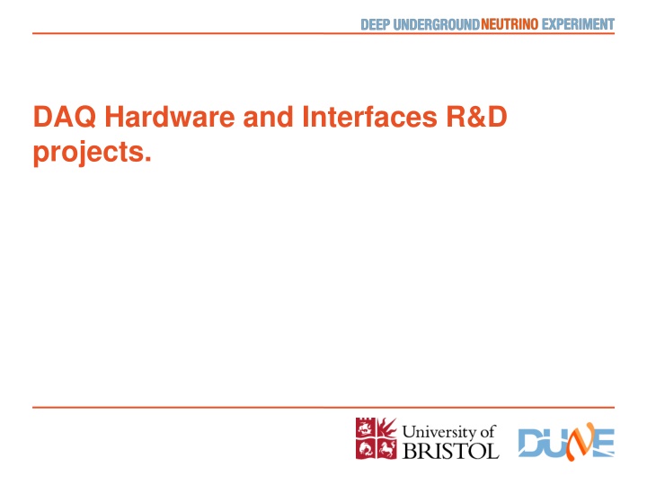 daq hardware and interfaces r d projects