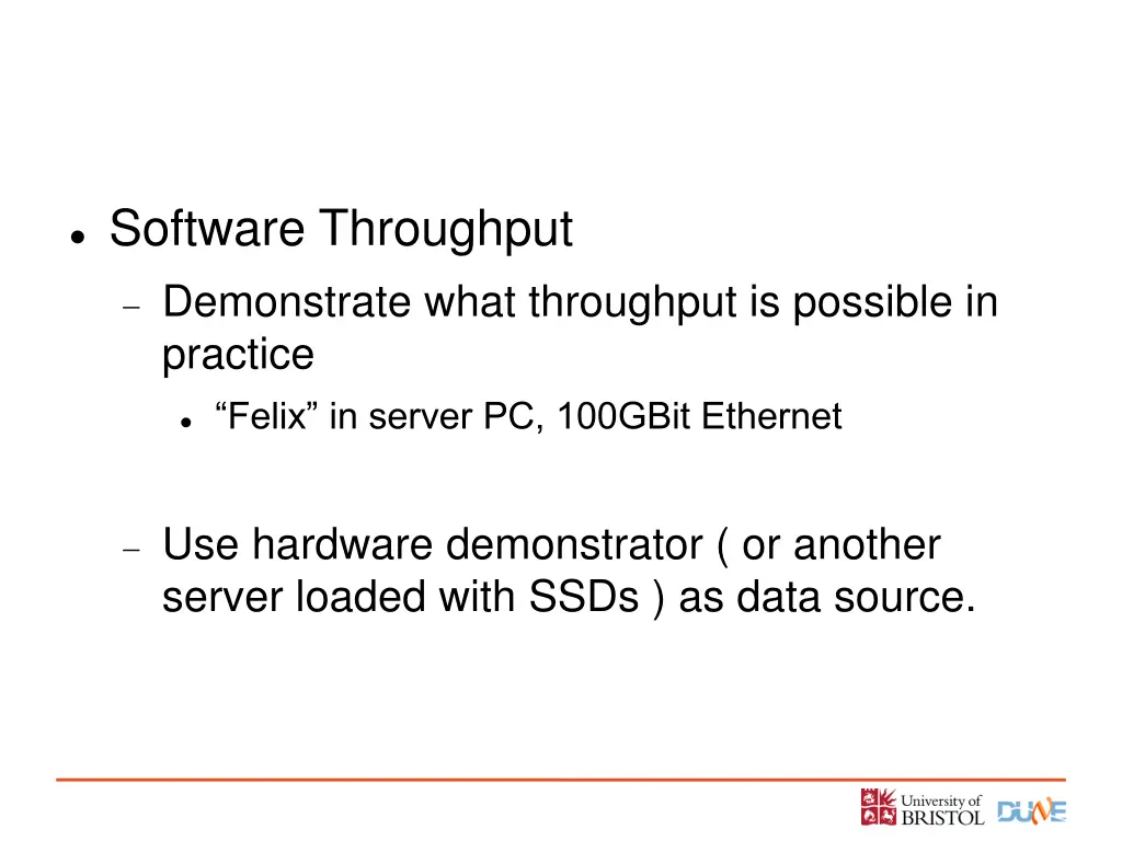 software throughput