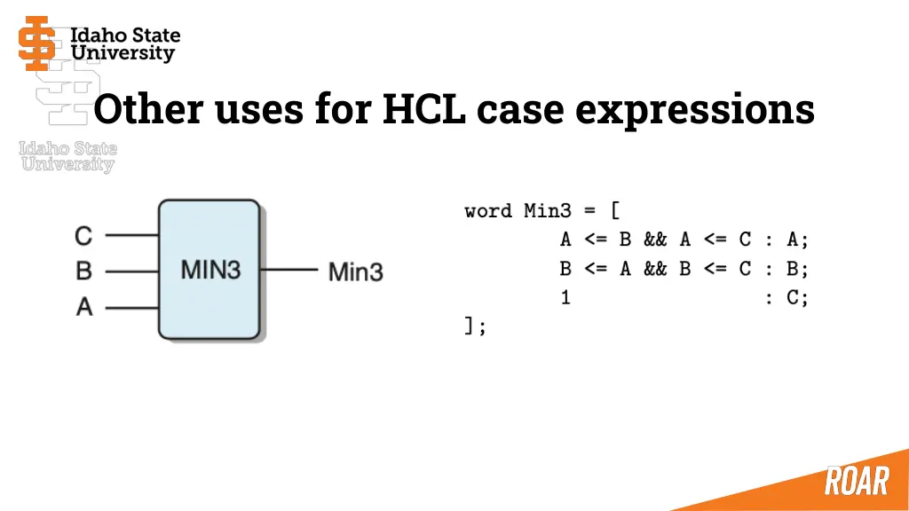 other uses for hcl case expressions