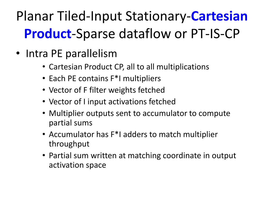 planar tiled input stationary cartesian product 2