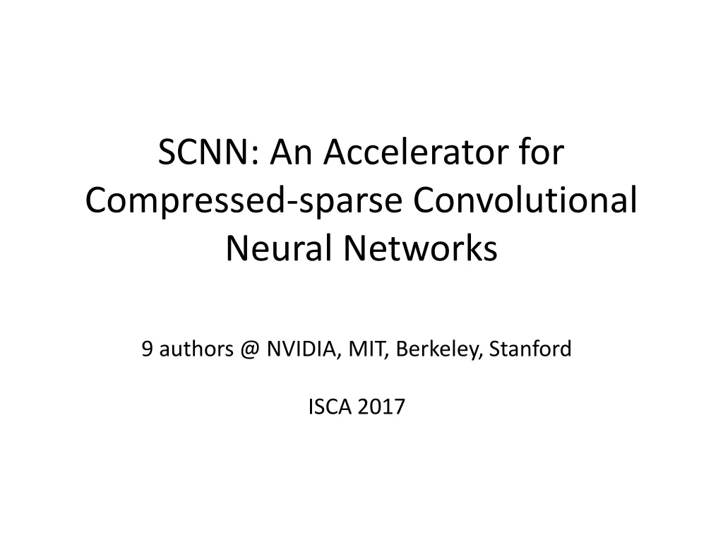 scnn an accelerator for compressed sparse