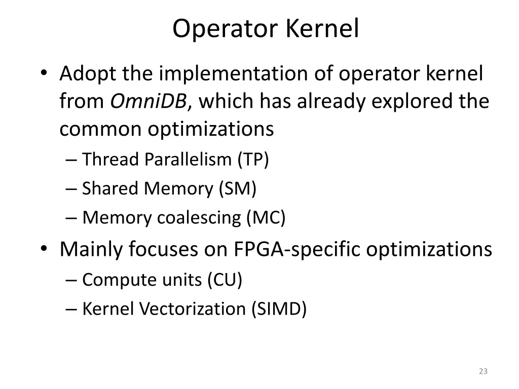 operator kernel