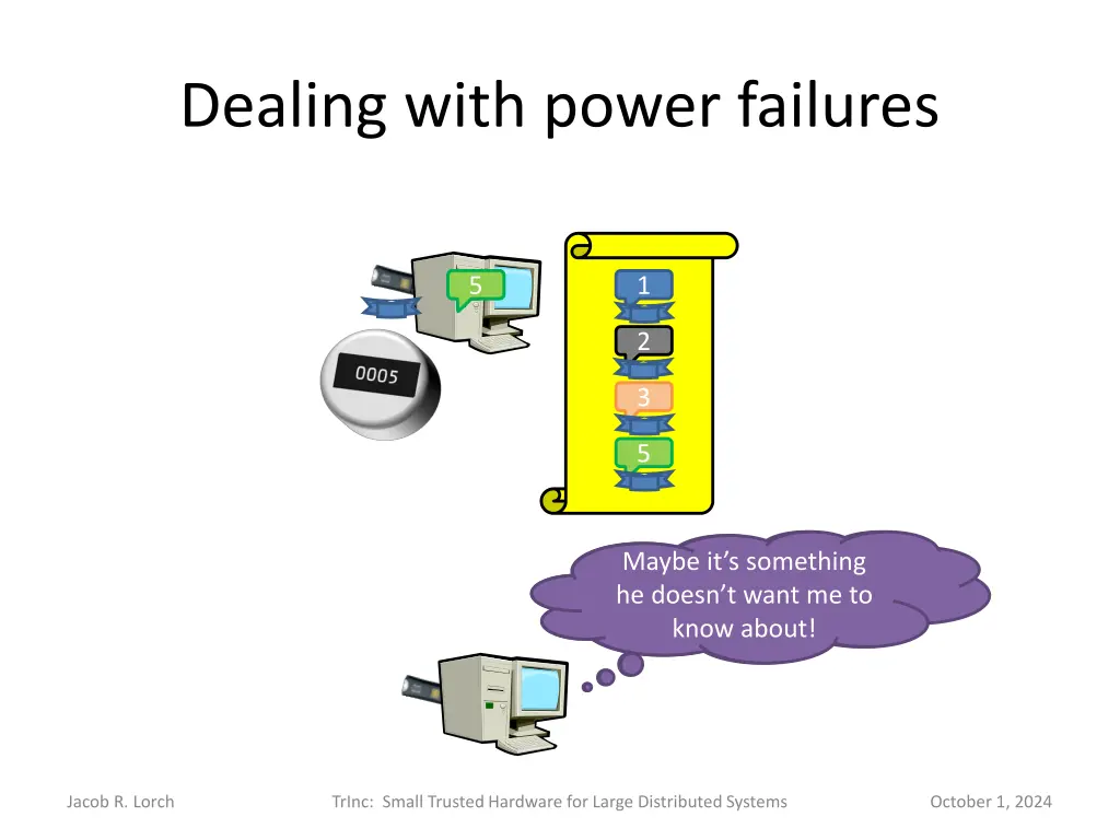 dealing with power failures 1