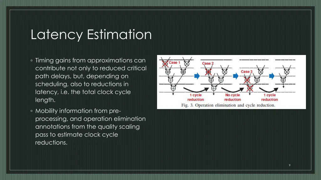 latency estimation