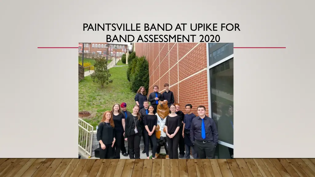 paintsville band at upike for band assessment 2020