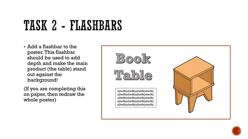 task 2 flashbars