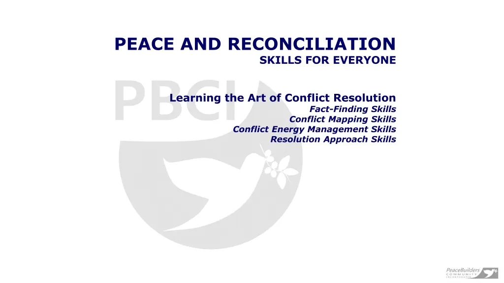 peace and reconciliation 1