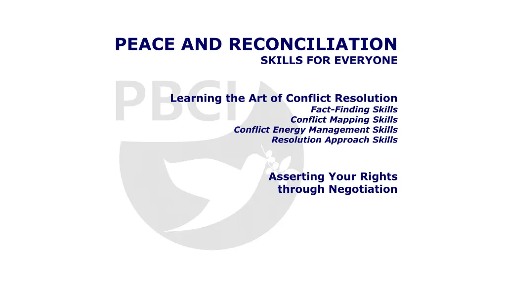 peace and reconciliation 2