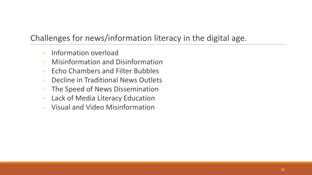 challenges for news information literacy