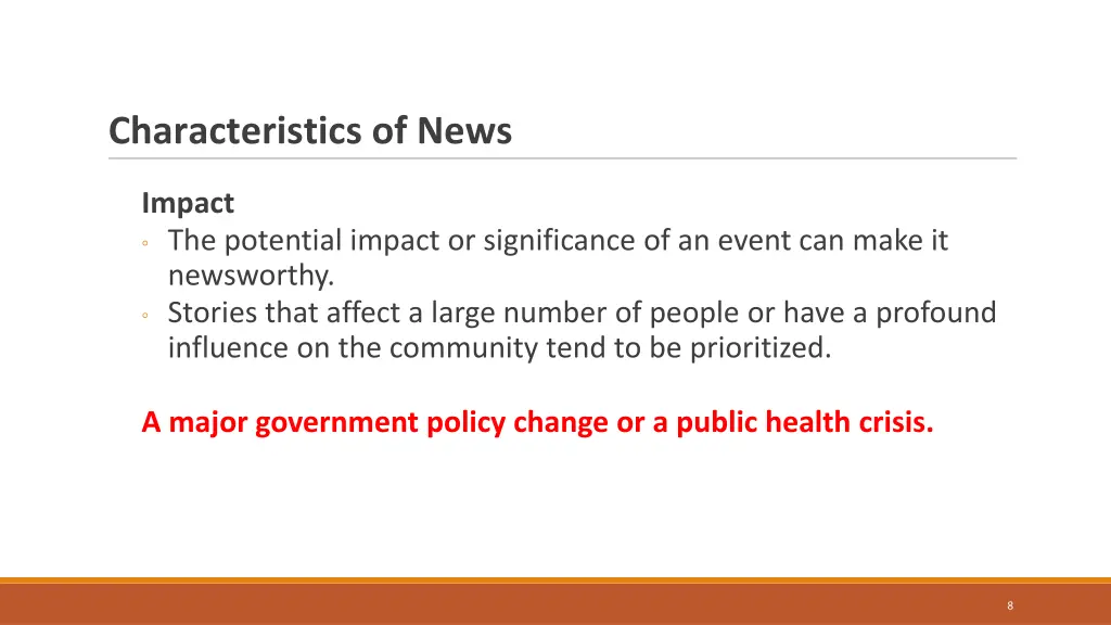 characteristics of news 4