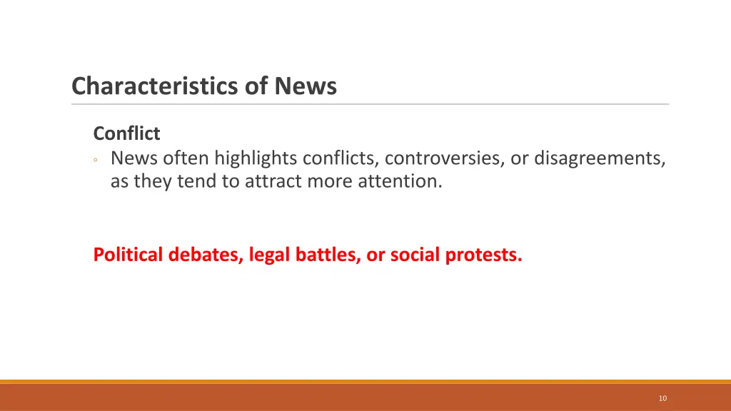 characteristics of news 6